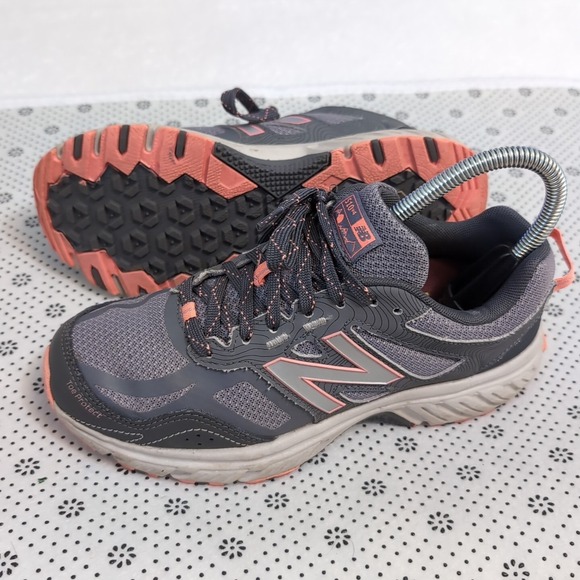 New Balance Women's Size 6.5 B 510v4 Grey Lace-Up Trail Running Sneakers Shoes - Picture 1 of 8